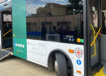 Alghero, uno dei nuovi autobus elettrici