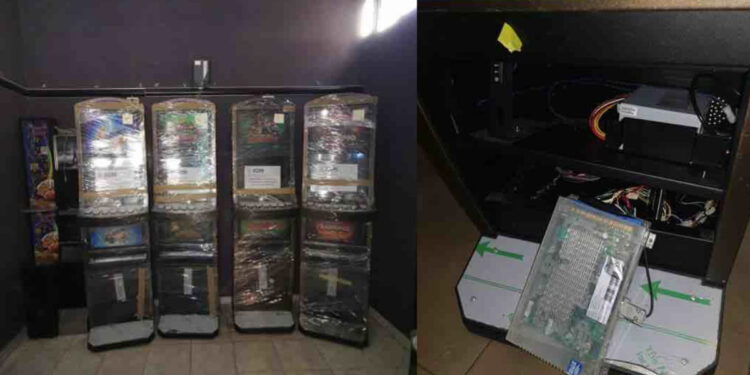 Cagliari, sequestrati 4 apparecchi da divertimento in un esercizio pubblico