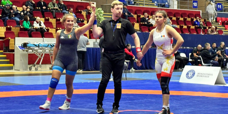 Denise Piroddu conquista la medaglia di bronzo al Torneo Internazionale di Lotta Stile Libero U17