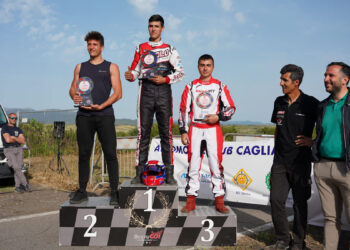 Giorgio Basoli sul podio. ? Luca Piga