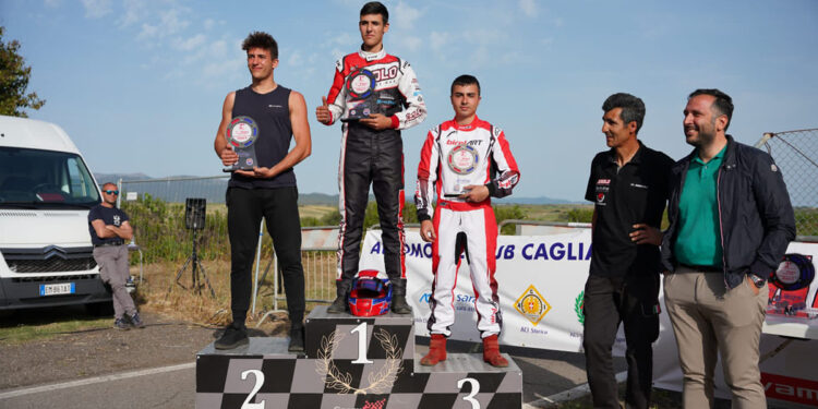 Giorgio Basoli sul podio. ? Luca Piga