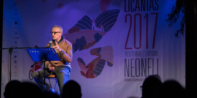 Giuseppe Culicchia al festival Licanias 2017. 📷 Lisa Biddoccu
