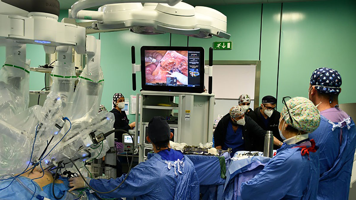 Intervento Robot Patologia Chirurgica all'Aou di Sassari