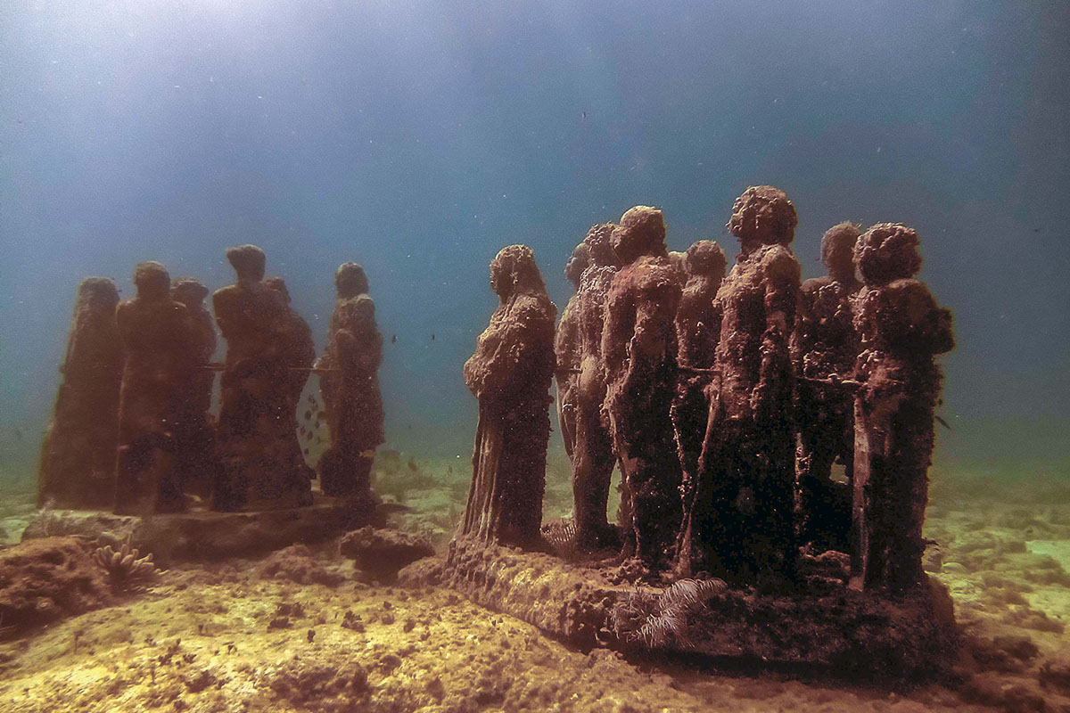 MUSA - Museo Subacqueo di Arte, Cancùn (Mexico). ? Depositphotos