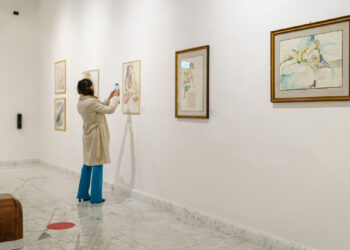 Mirella Mibelli alla Galleria Comunale d’Arte di Cagliari. ? Giorgio Marturana