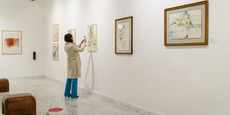 Mirella Mibelli alla Galleria Comunale d’Arte di Cagliari. ? Giorgio Marturana