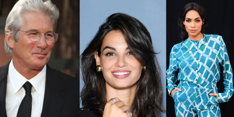 Richard Gere, Francesca Chillemi e Rosario Dawson (?Jeremy Freeman)