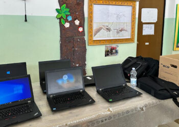 Sassari, Legambiente consegna i PC alla primaria di Bancali