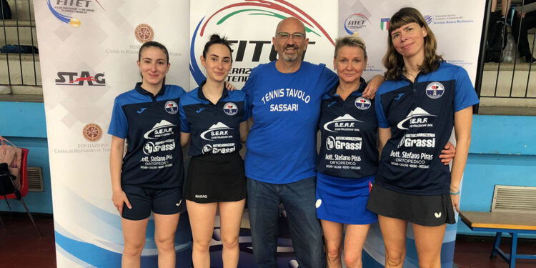 Tennistavolo Sassari, la squadra neopromossa in A2