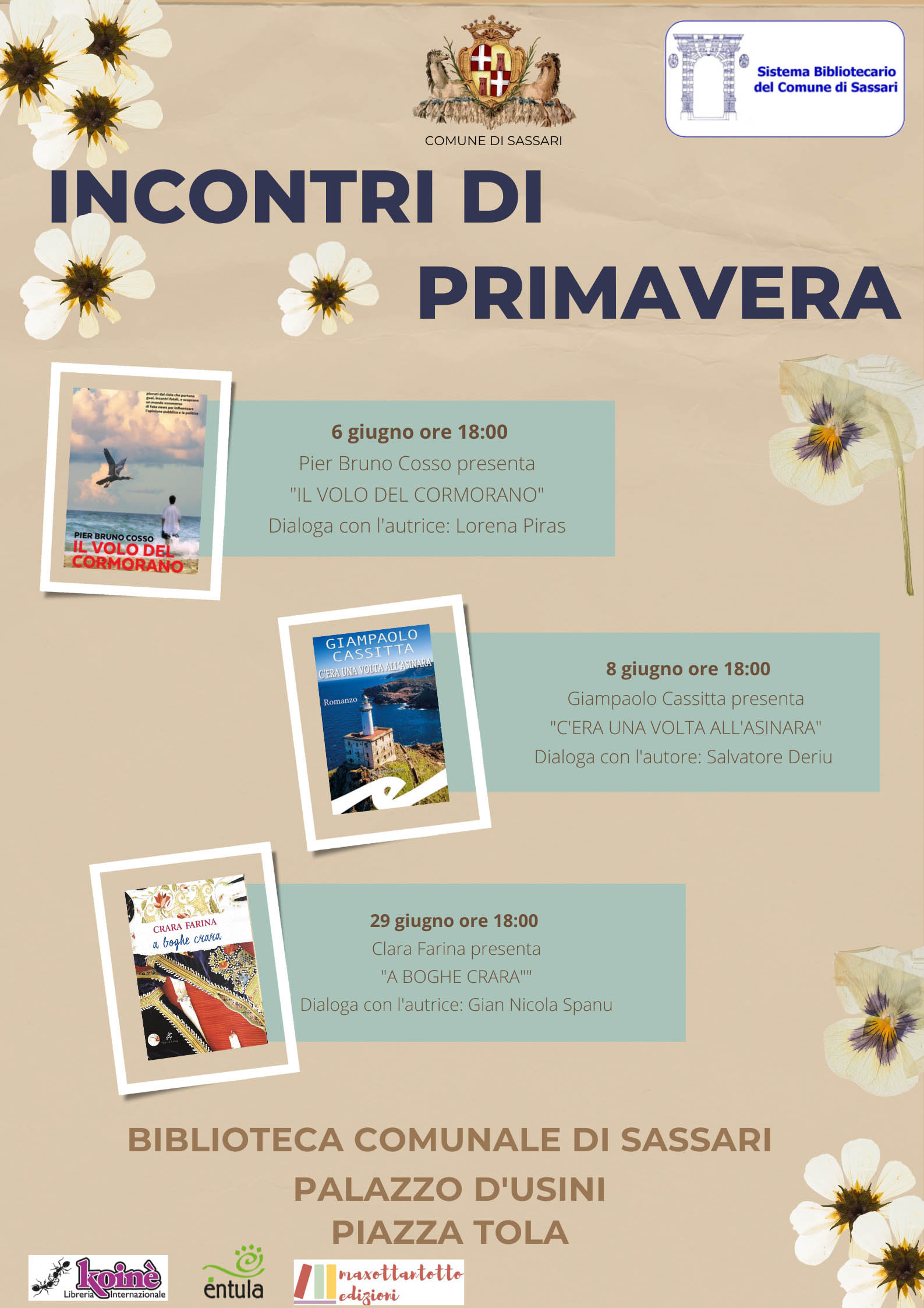 Sassari, "Incontri di primavera", mese di giugno