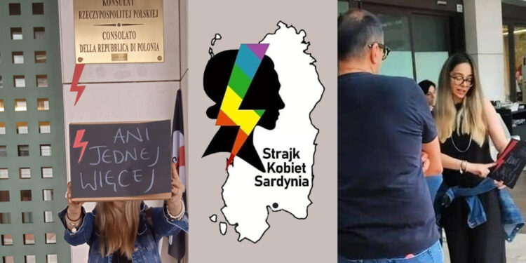 Strajk Kobiet Sardynia: la manifestazione a Cagliari