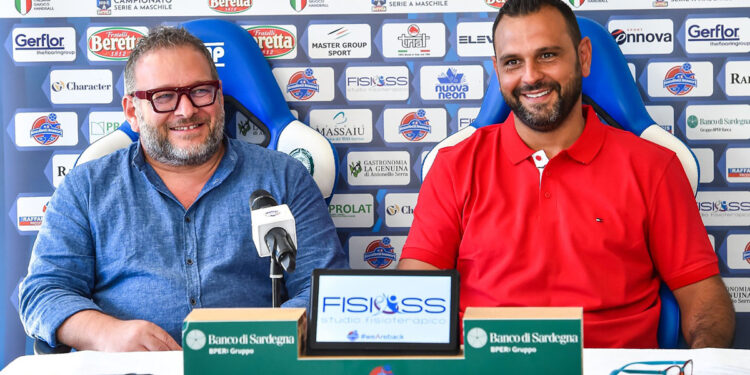 Marco Santandrea e Andrea Giordo, rispettivamente vicepresidente e DS della Raimond Ego Sassari