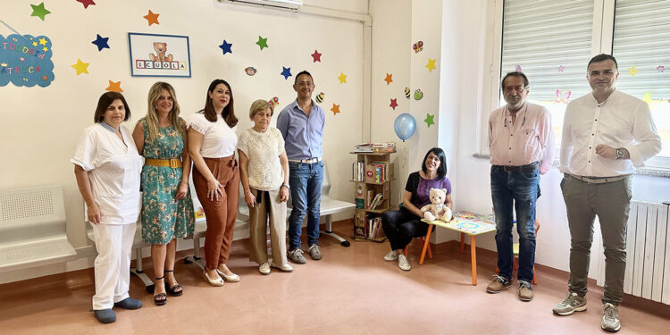 Olbia, ex ospedale San Giovanni di Dio, sala attesa diabetologia pediatrica