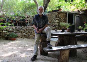 Bruno Petretto al Parco delle Arti di Molineddu a Ossi