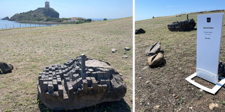 “Pietra su Pietra”: la mostra di Pinuccio Sciola nell’area archeologica di Nora