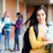Studentessa libri. ? Depositphotos