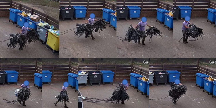 Abbandono rifiuti Alghero loc. Guardia Grande