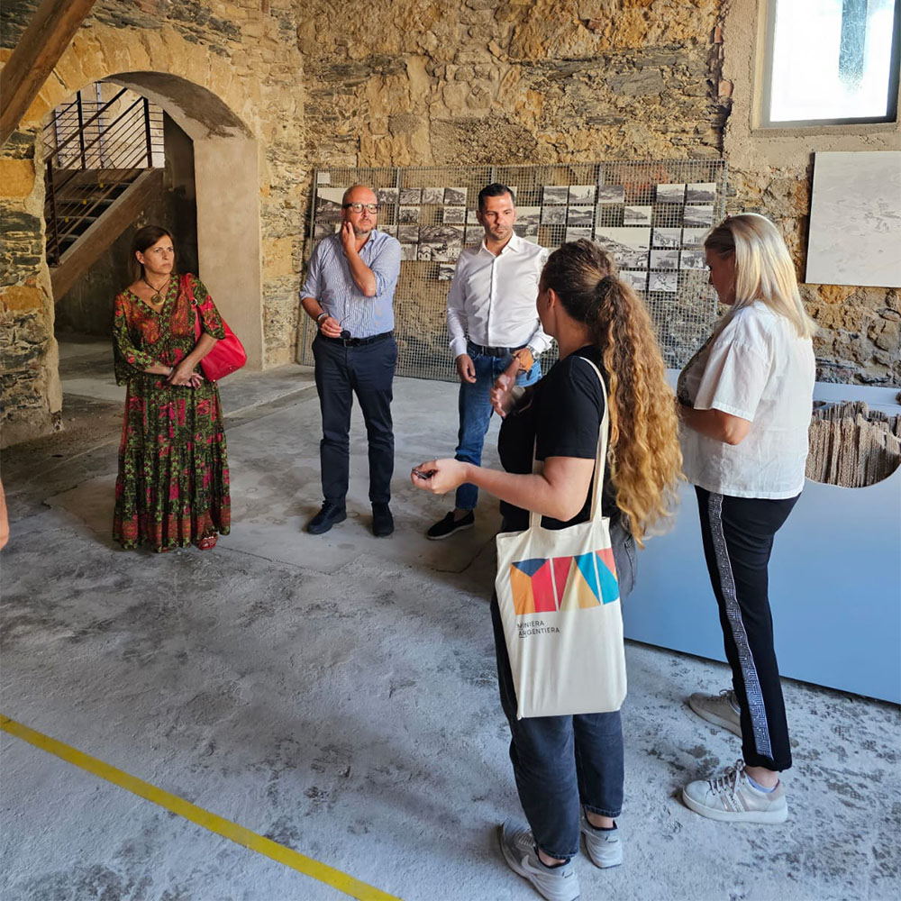 Il Presidente della Commissione Ambiente della Camera, On. Mauro Rotelli, visita l'Argentiera. ? PGSAS