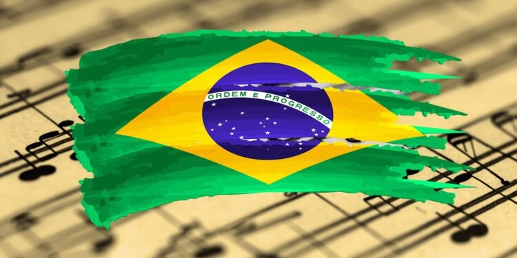 Bandiera Brasile note. ? Depositphotos