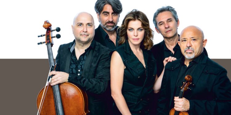 Claudia Gerini e Solis String Quartet