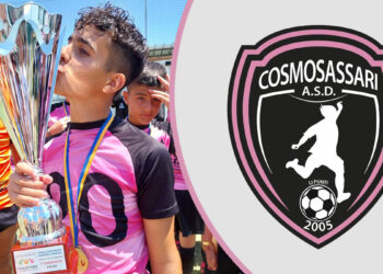 Cosmosassari, Andrea Murgia con la coppa