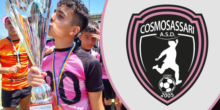 Cosmosassari, Andrea Murgia con la coppa