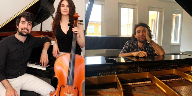 Da sinistra, Fabio Arru, Alessia Sassu e Riccardo Rosas