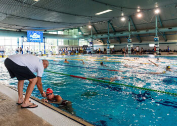 Francesca Secci durante la manifestazione tricolore a Brescia. ? Pietro Rizzato