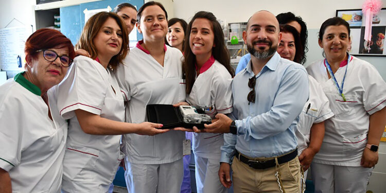 Il Doppler donato a Ginecologia e Ostetricia dell’Aou di Sassari