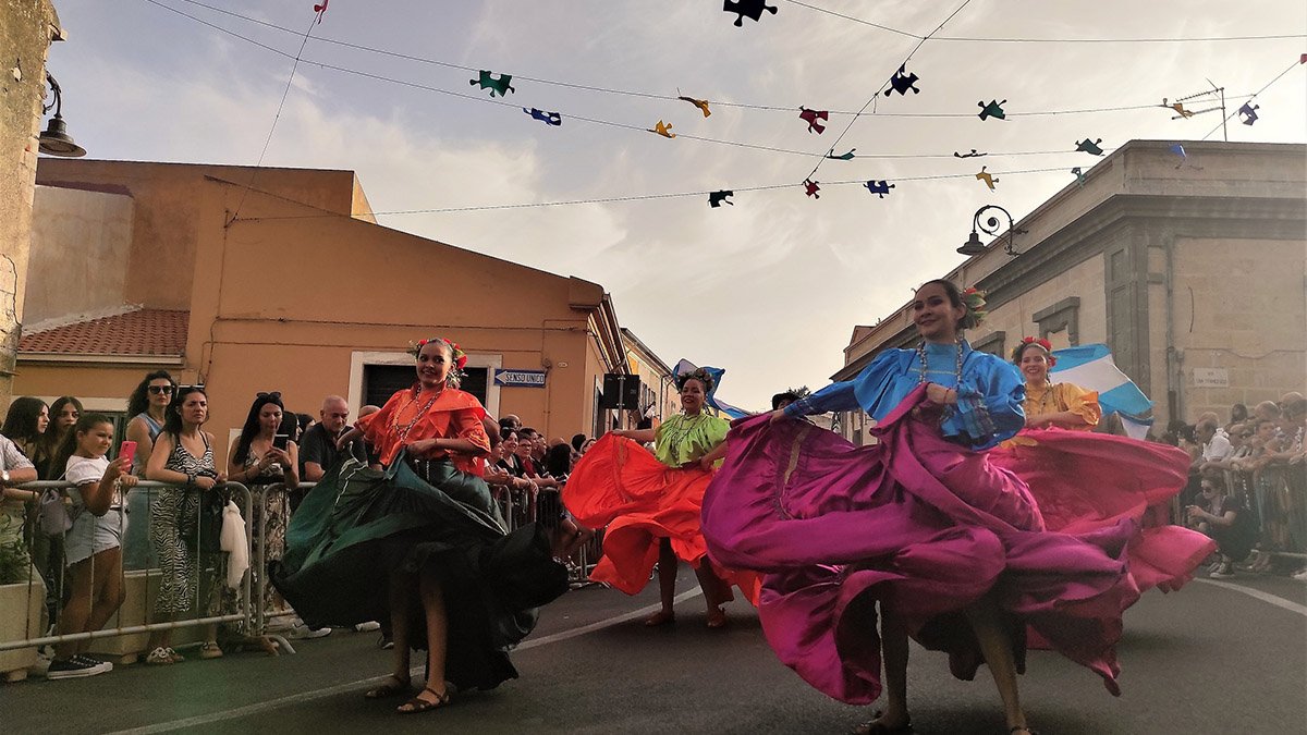 Ittiri Folk Festa, il gruppo dell'Honduras