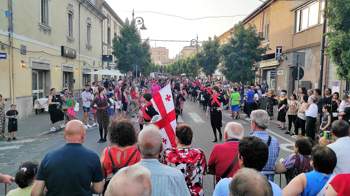 Ittiri Folk Festa, la sfilata della Georgia