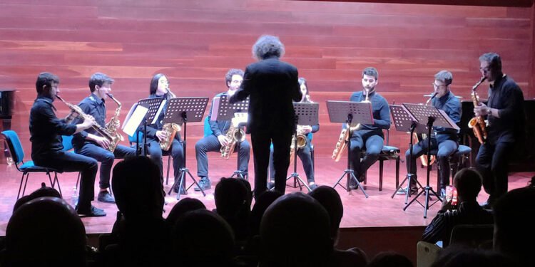 L'Ensemble di sassofoni del Conservatorio di Sassari