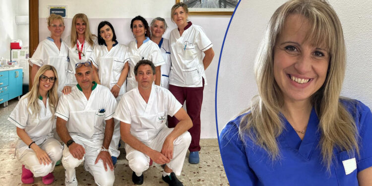 La Stroke Unit dell'Aou di Sassari e la dott.ssa Alessandra Sanna