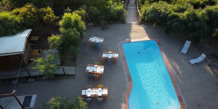 Lo Spazio Piscina del Baretto di Porto Ferro