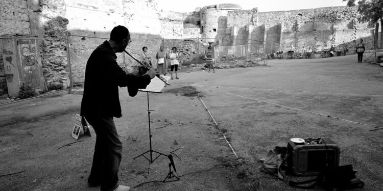 Mauro Uselli ai bastioni di Alghero