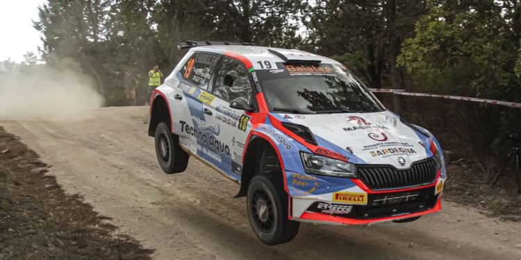 Rally dei Nuraghi e del Vermentino: Pisciottu Ivan-Tali Gian Franco, Skoda Fabia R5 #19