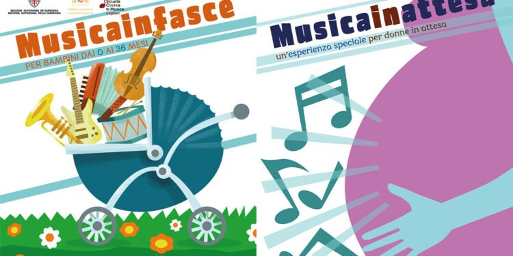 Scuola Civica di Musica di Cagliari - laboratori musicali gratuiti per bambini e donne in gravidanza