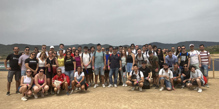 Gli studenti dell’Università di Cagliari e le Girls on Track in tour a Teulada