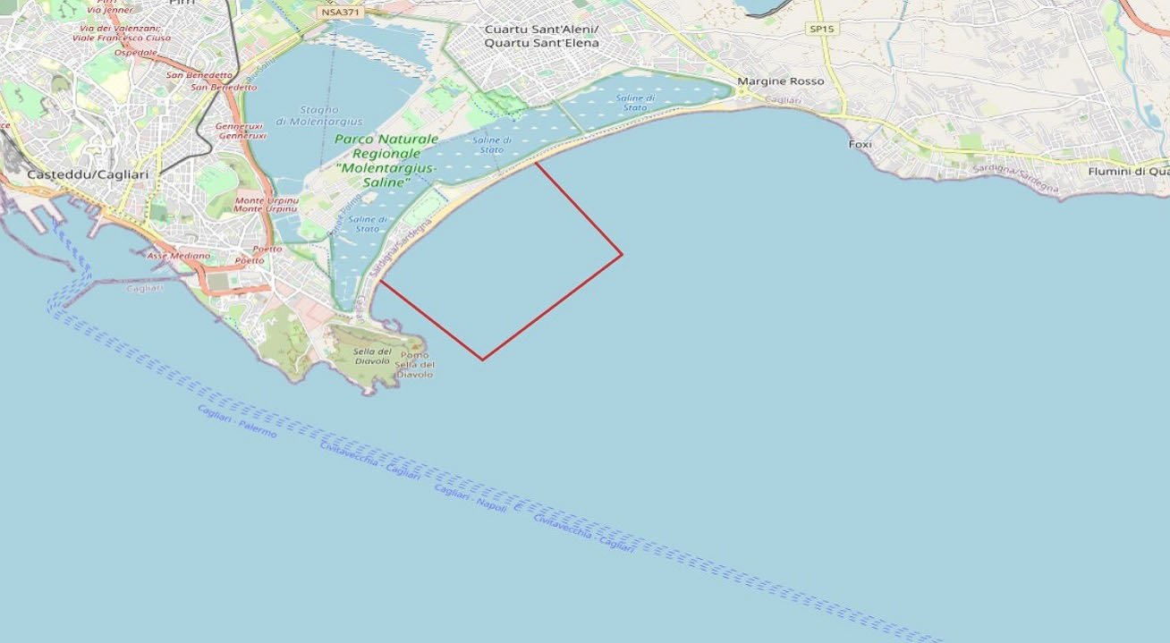 Cagliari, l'area interdetta per l'Air Show
