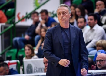 Coach Piero Bucchi. ? Luigi Canu