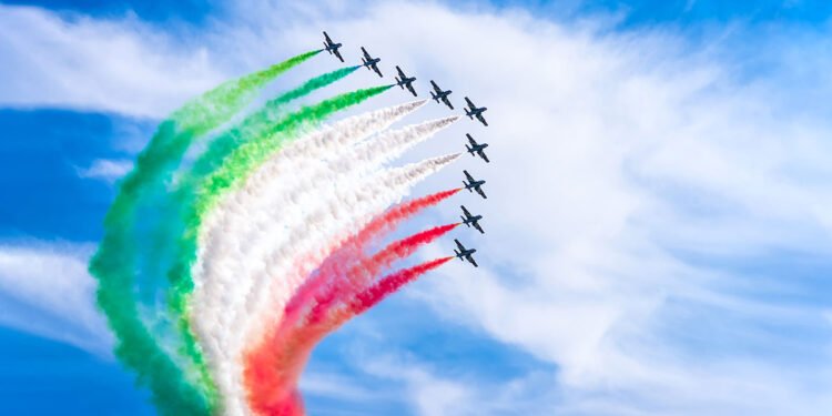 Le Frecce Tricolori. ? Depositphotos