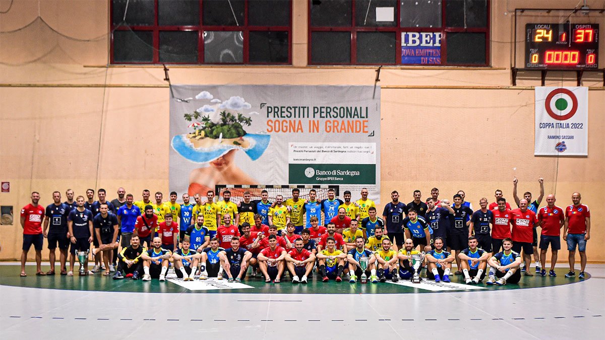 Handball Cup – Banco Di Sardegna 2023: Raimond Ego Sassari, Junior Fasano, Sloboda Tuzla e il Potaissa Turda