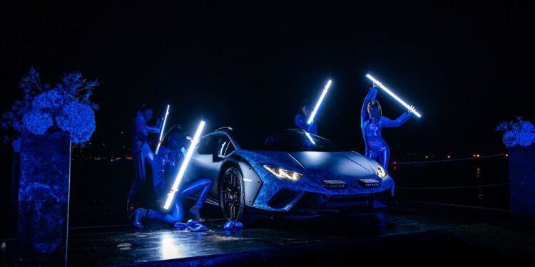 Lamborghini "Huracan Sterrato Opera Unica" al Cala di Volpe. ? Automobili Lamborghini