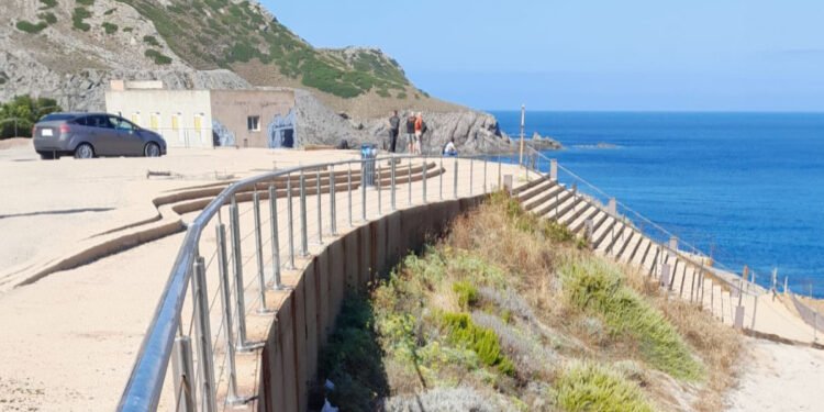 Lavori completati nella gradinata dell'Argentiera