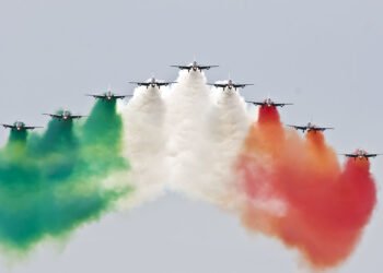 Le Frecce Tricolori. ? Depositphotos