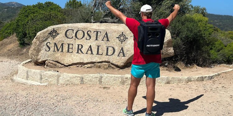 Metroman in Costa Smeralda. ? Facebook