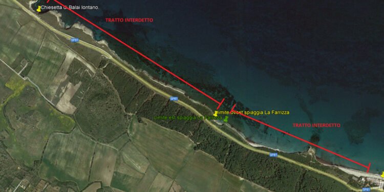 Il litorale tra Balai Lontano e Abbacurrente