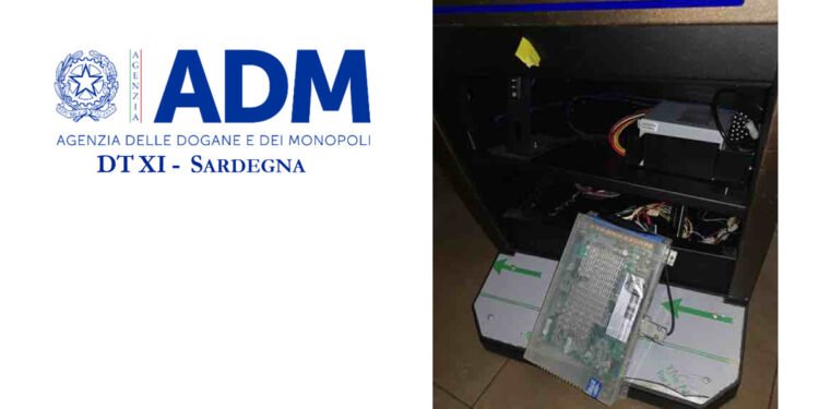 Sequestrati apparecchi da divertimento illegali in un esercizio di Olbia