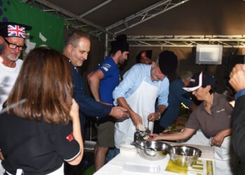Show Cooking nell’edizione 2022 del Rally Terra Sarda. 📷 Gianluca Laconi