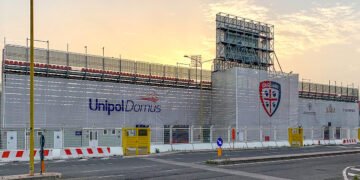 Lo Stadio Unipol Domus di Cagliari